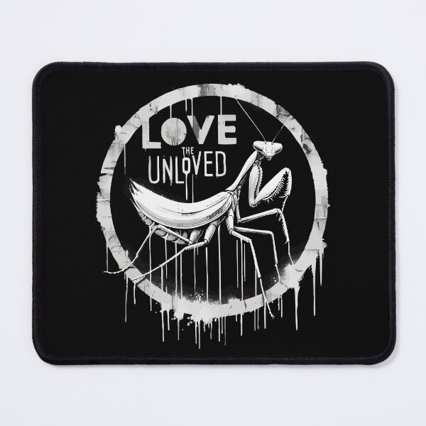 Item preview, Love The Unloved Praying Mantis Monochromatic Street Art designed and sold by TomFrontierArt.