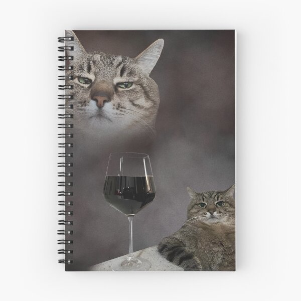 Item preview, Funny Cat Wine Meme Ironic Gifts designed and sold by MemishDesign.