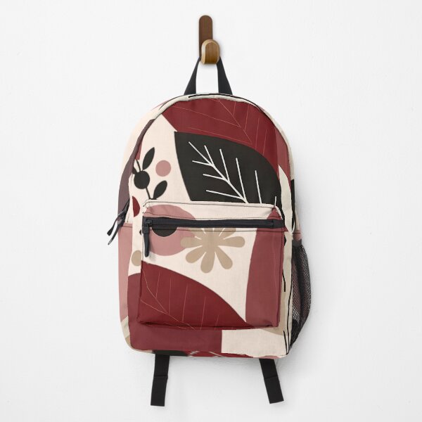 Item preview, Minimalist Abstract Burgundy Beige designed and sold by MoodyMuseArt.