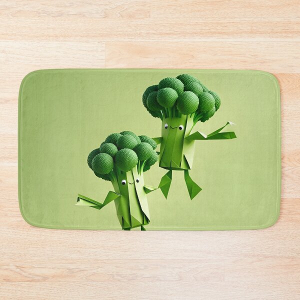 Item preview, Origami Art - Broc'n'Roll: Two Spirited Broccoli's Hit the Dance Floor designed and sold by ArtfulFolds.