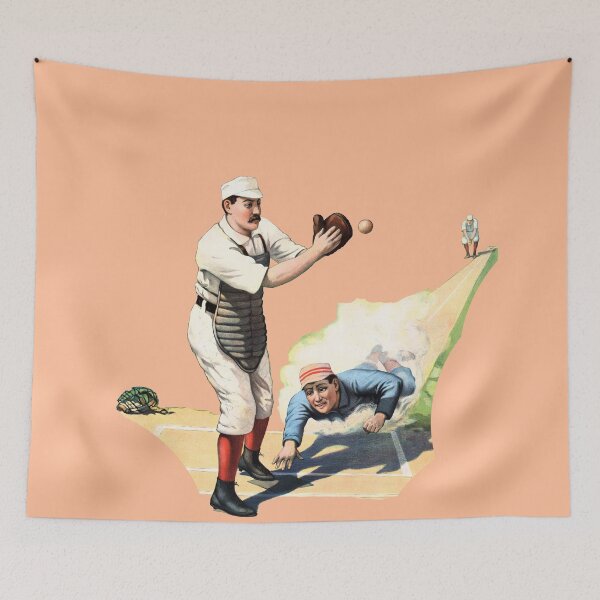 Item preview, 1897 - Baseball - Cincinnati - New York - The Strobridge Lithograph Co | Players Catcher - Batter / Runner - 3rd Baseman | No Background - PCHnCRM2411 designed and sold by WheelieGdArt.