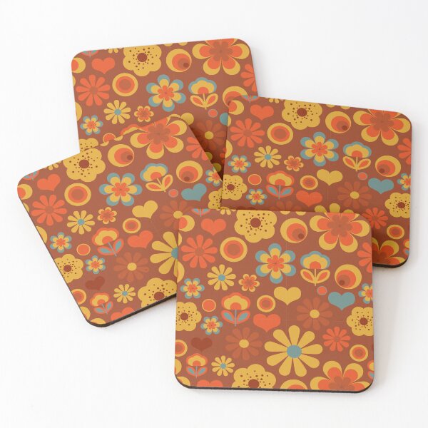 Item preview, 70s Heat Wave Floral designed and sold by MineEyes.