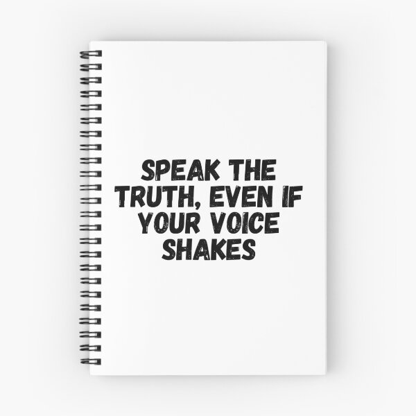 Item preview, Speak The Truth, Even If Your Voice Shakes  designed and sold by CharmStudio.
