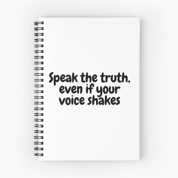 Item preview, Speak the truth, even if your voice shakes  designed and sold by CharmStudio.