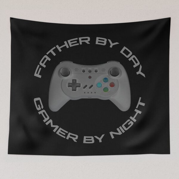 Item preview, "Father By Day Gamer By Night" design designed and sold by JDMTees.