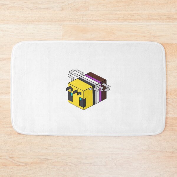 Item preview, Asexual Minecraft Bee designed and sold by Kyospherarts.