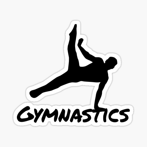 Gymnast, Gymnastics Sticker