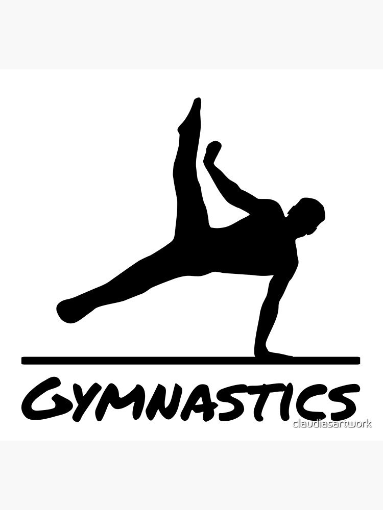 Gymnast, Gymnastics Poster for Sale by claudiasartwork