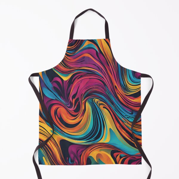 Item preview, Colorful Curly Waves designed and sold by Aquillashop.