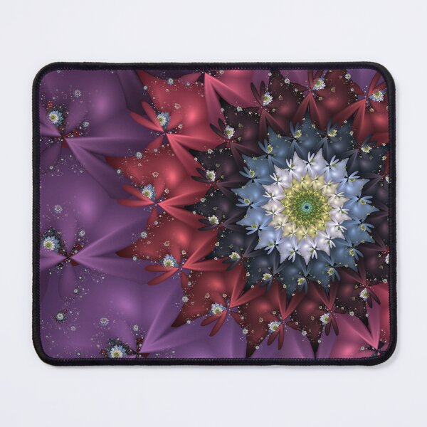 Item preview, Floral Fractal Firework designed and sold by pinkal.