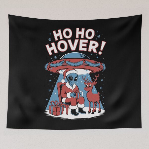 Item preview, christmas alien santa costume funny ufo  designed and sold by Krasnovaovaova.