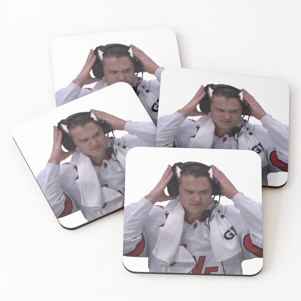 Item preview, sebastian aho cat ears designed and sold by pucknobunny  ‎.