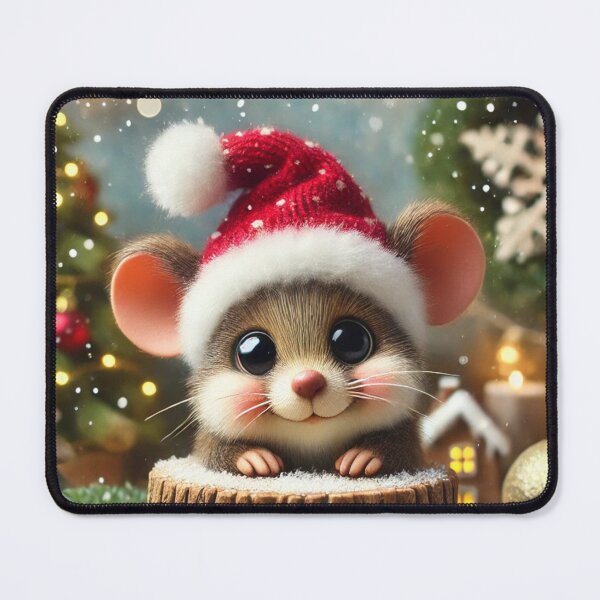 Item preview, Festive Funny Christmas Mouse - Holiday Cheer designed and sold by alkareem-ca.