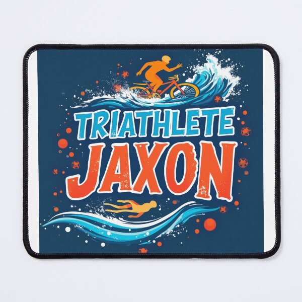 Item preview, Dynamic Triathlete Jaxon - Swim, Bike, Run designed and sold by Triathlongram.