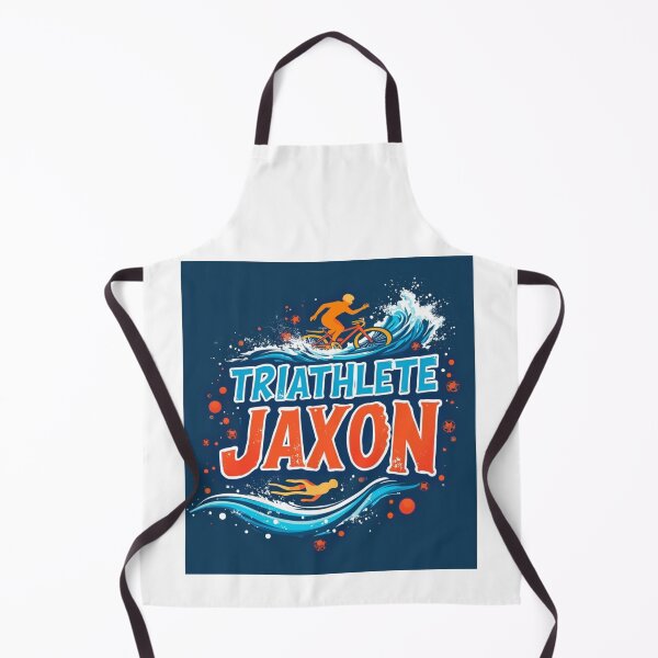Artikelvorschau, Dynamischer Triathlet Jaxon – Schwimmen, Radfahren, Laufen entworfen und verkauft von Triathlongram.