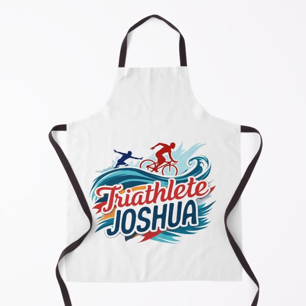 Artikelvorschau, Dynamischer Triathlet Joshua – Schwimmen, Radfahren, Laufen entworfen und verkauft von Triathlongram.