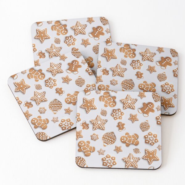 Item preview, Gingerbread Cookie Patterns designed and sold by Redfoxart21.
