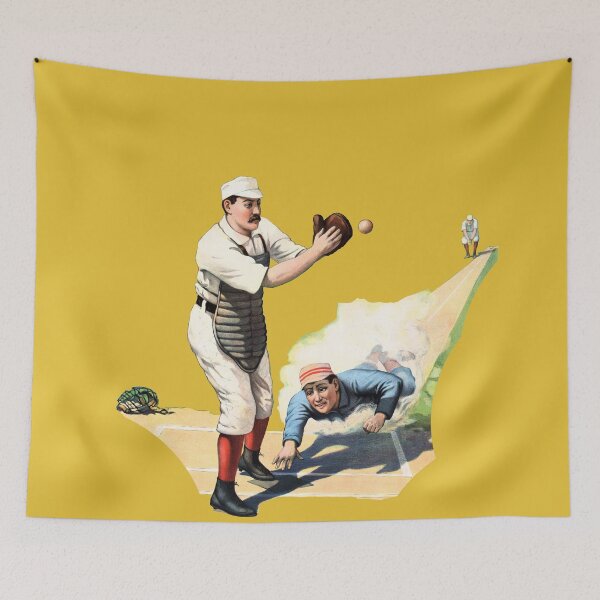 Item preview, 1897 - Baseball - Cincinnati - New York - The Strobridge Lithograph Co | Players Catcher - Batter / Runner - 3rd Baseman | No Background - YM2411 designed and sold by WheelieGdArt.