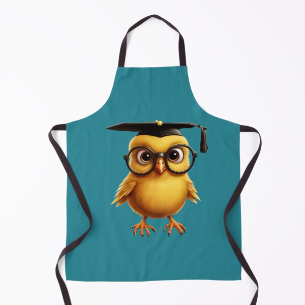 Item preview, Yellow Chick in Graduation Attire designed and sold by NiRia Spot.