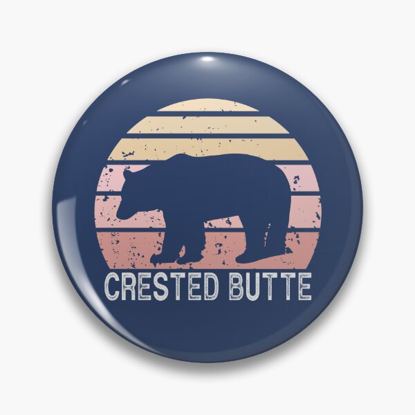 Item preview, Crested Butte Colorado Retro Bear designed and sold by Esskay Designs.