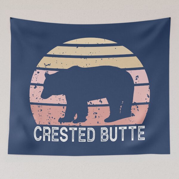 Item preview, Crested Butte Colorado Retro Bear designed and sold by Esskay Designs.
