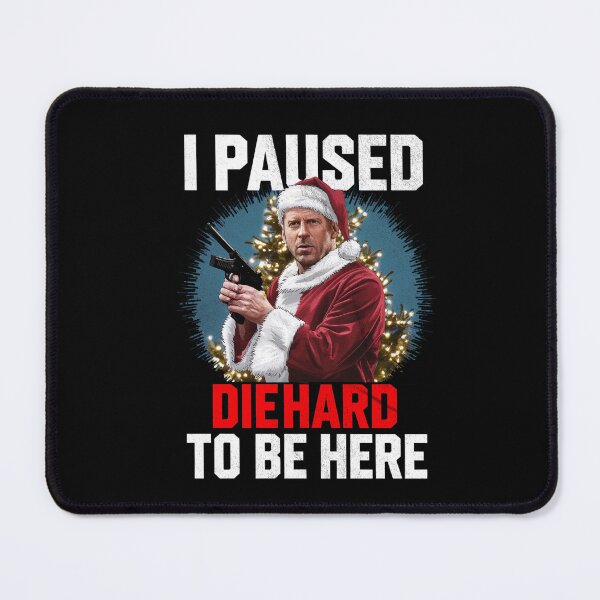 Item preview, I Paused Die Hard to be here - Funny Comedy Christmas Action Movie Vintage Distressed designed and sold by CottonGarb.