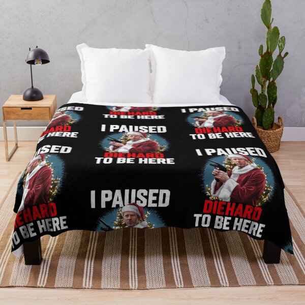 Item preview, I Paused Die Hard to be here - Funny Comedy Christmas Action Movie Vintage Distressed designed and sold by CottonGarb.