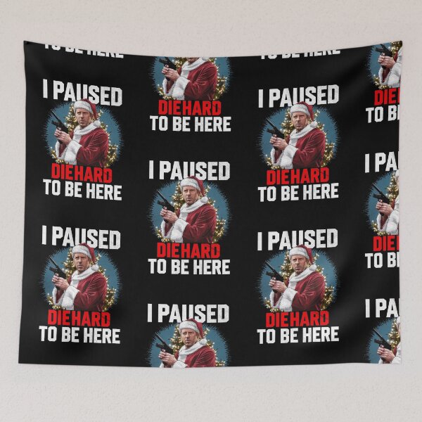 Item preview, I Paused Die Hard to be here - Funny Comedy Christmas Action Movie Vintage Distressed designed and sold by CottonGarb.