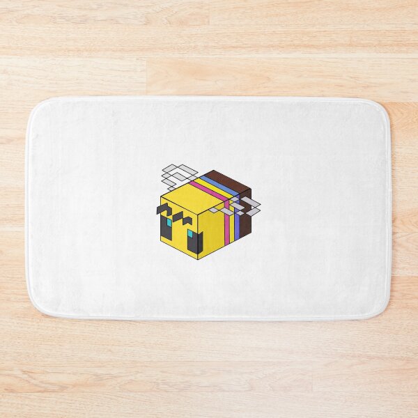 Item preview, Pansexual Minecraft Bee designed and sold by Kyospherarts.