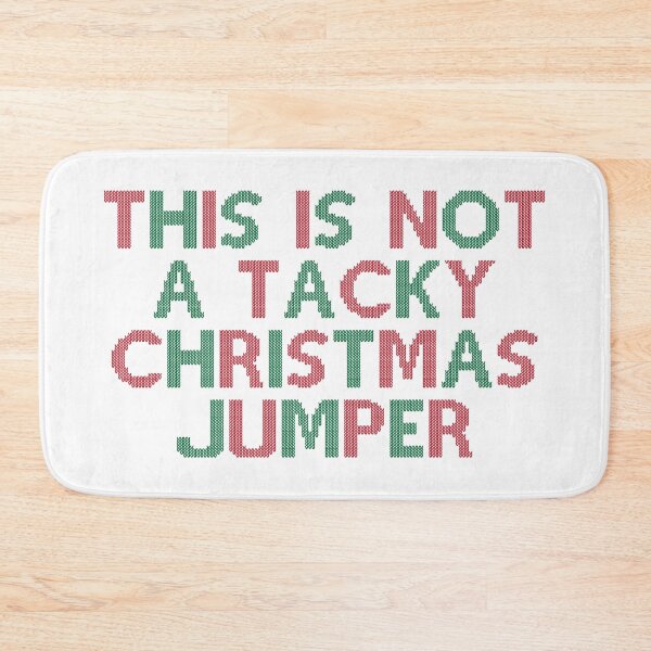 Artikelvorschau, Kein Weihnachtspullover – Humorvolles gestricktes Schriftdesign entworfen und verkauft von SingerNZ.