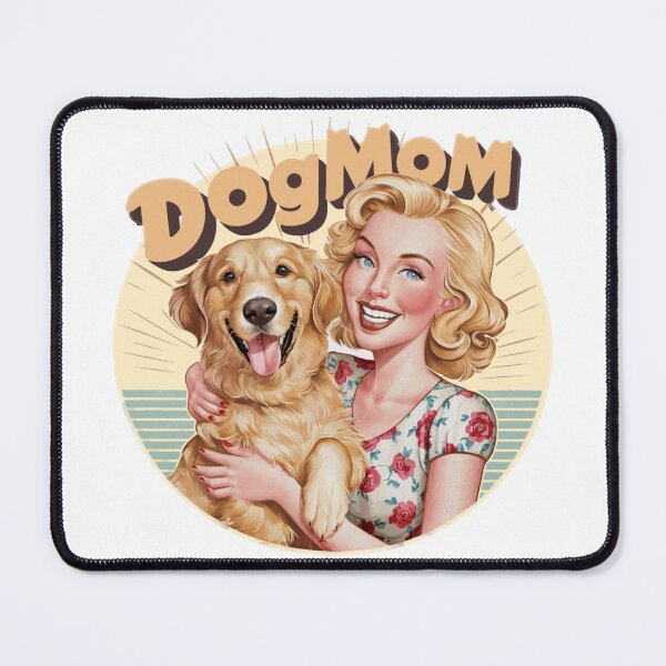 Item preview, Dogmom Golden Retriever Doglove Blonde Retro Vintage Graphic designed and sold by OliviiaBee.