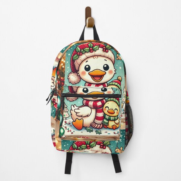 Item preview, Festive Christmas Duck - Smiling and Cheerful Holiday Art designed and sold by alkareem-ca.