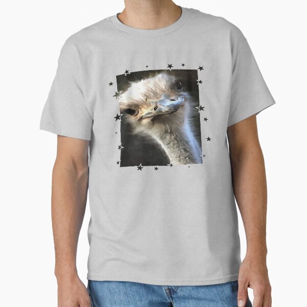 Item preview, Geeky Ostrich With Artistic Star Border designed and sold by taiche.