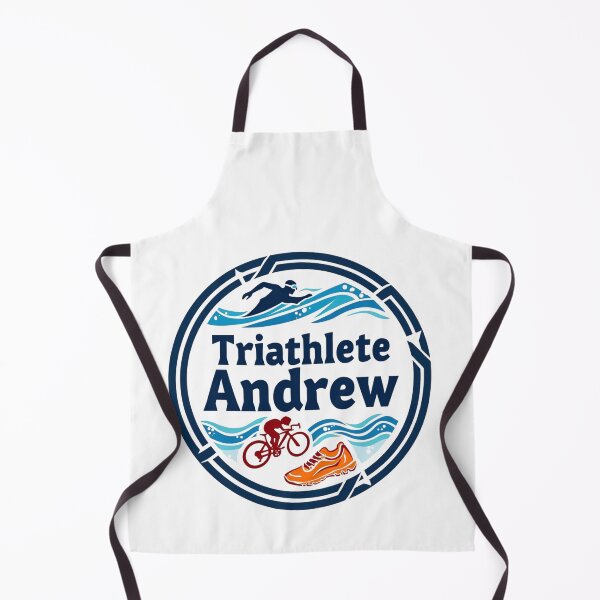 Artikelvorschau, Dynamischer Triathlet Andrew – Schwimmen, Radfahren, Laufen entworfen und verkauft von Triathlongram.