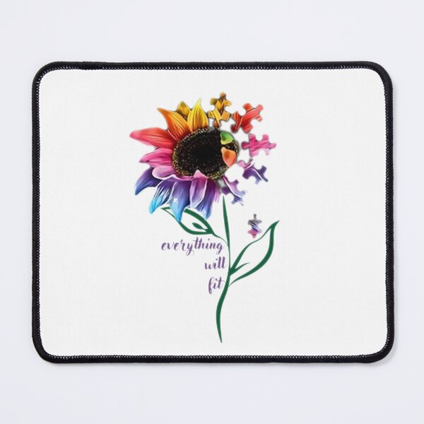 Item preview, Everything will fit, flower puzzle, perfect gifts for inspiring to keep going designed and sold by aggiesArt.
