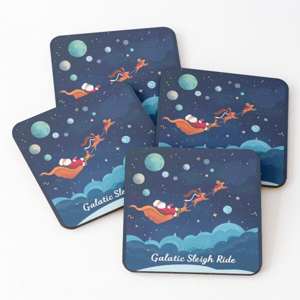 Item preview, Galactic Sleigh Ride designed and sold by duke818.