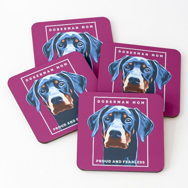 Item preview, Doberman Mom Proud and Fearless designed and sold by Etienne Ranc.
