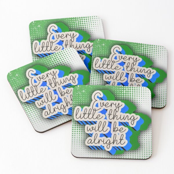 Item preview, Every Little Thing Will Be Alright - Positive Vibes designed and sold by gleefulme.
