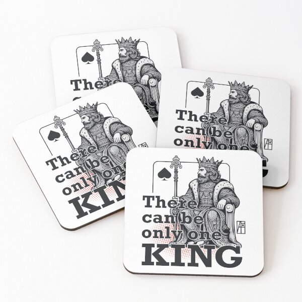 Item preview, GAME - POKER - TEXAS HOLDEM - There can be only one King- 4 designed and sold by ArtProjectShop.