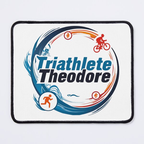 Item preview, Dynamic Triathlete Theodore - Swim, Bike, Run designed and sold by Triathlongram.
