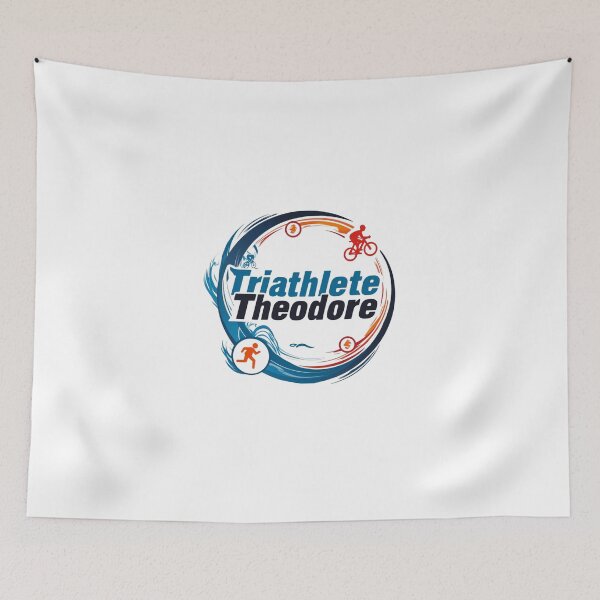 Item preview, Dynamic Triathlete Theodore - Swim, Bike, Run designed and sold by Triathlongram.