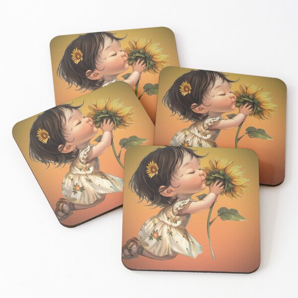 Item preview, sunflower girl designed and sold by J2success.