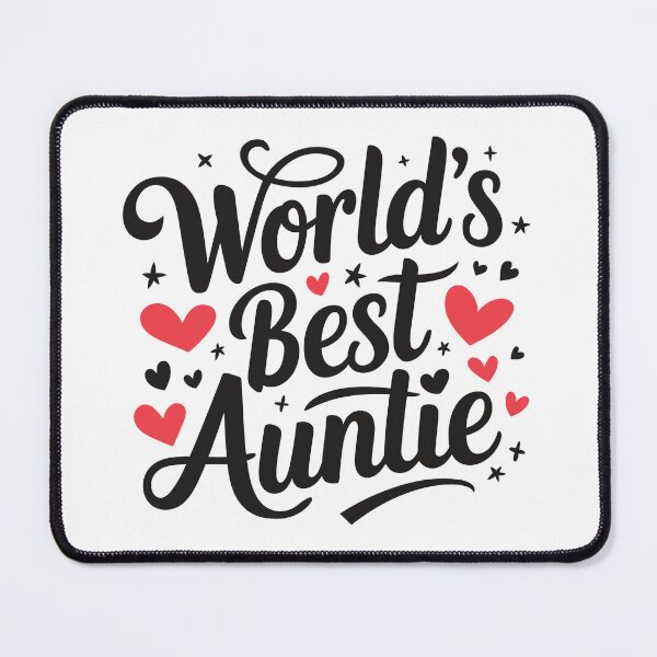 Item preview, World's Best Auntie with Hearts designed and sold by serein32.