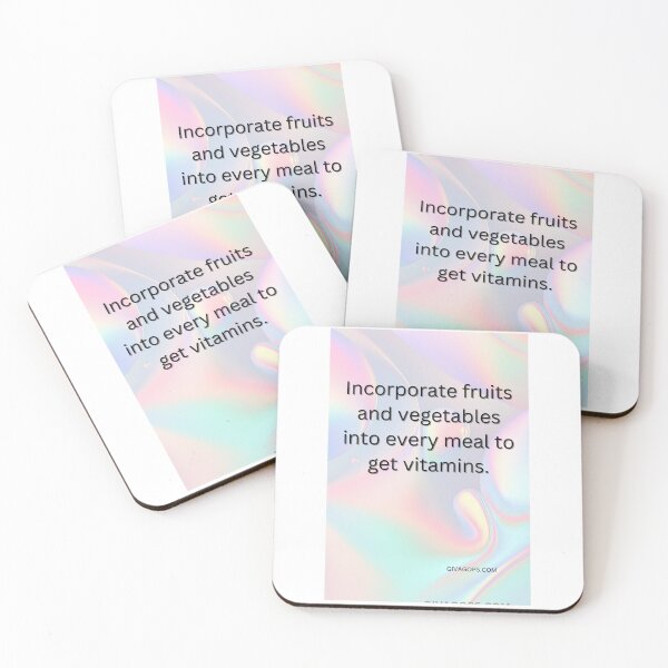 Item preview, Incorporate fruits and vegetables into every meal to get vitamins. designed and sold by CUTESTUFFnow.