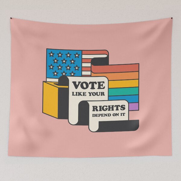 Item preview, Vote Like Your Rights Depend On It designed and sold by hayhaily.