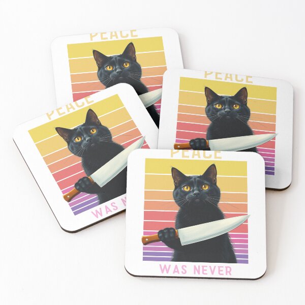 Item preview, Peace Was Never An Option Funy Cat designed and sold by NastyVirtuoso.