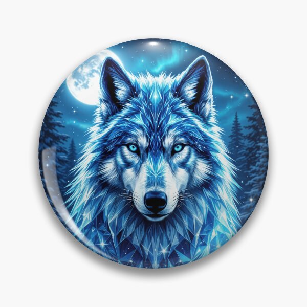 Item preview, Mystical Blue Wolf designed and sold by Iskander369.
