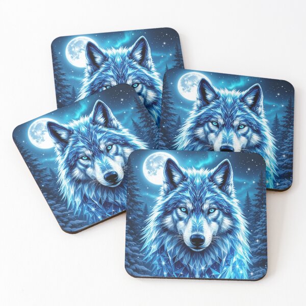 Item preview, Mystical Blue Wolf designed and sold by Iskander369.