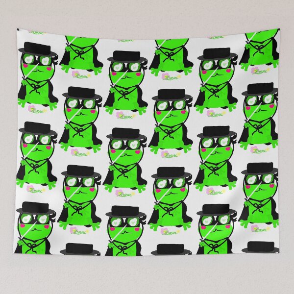 Item preview, Cute Frog Zorro designed and sold by petiteToulon.