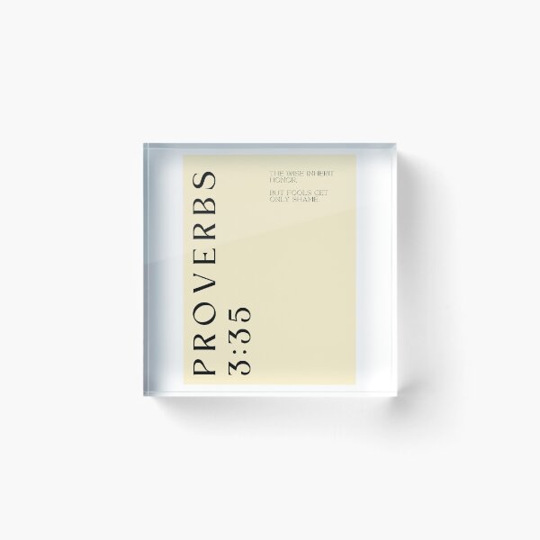 Item preview, Proverbs 3:35 designed and sold by darkskinbender.